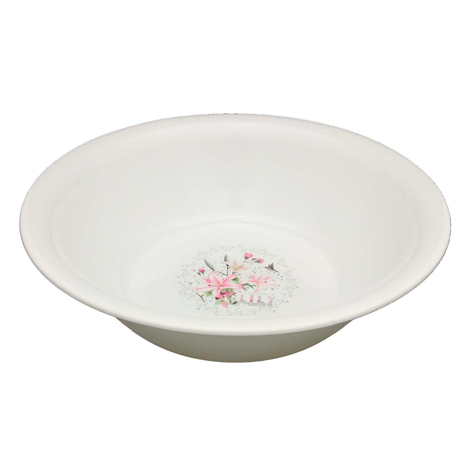 KJB Lily Round Plastic Basin w/Non-Slip Base