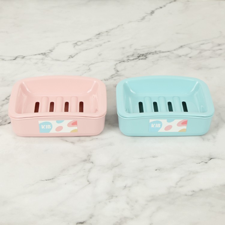 KJB Lily Plastic Rectangular Soap Dish