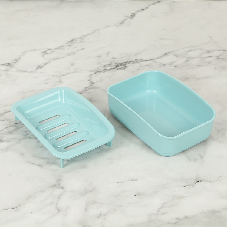 KJB Lily Plastic Rectangular Soap Dish