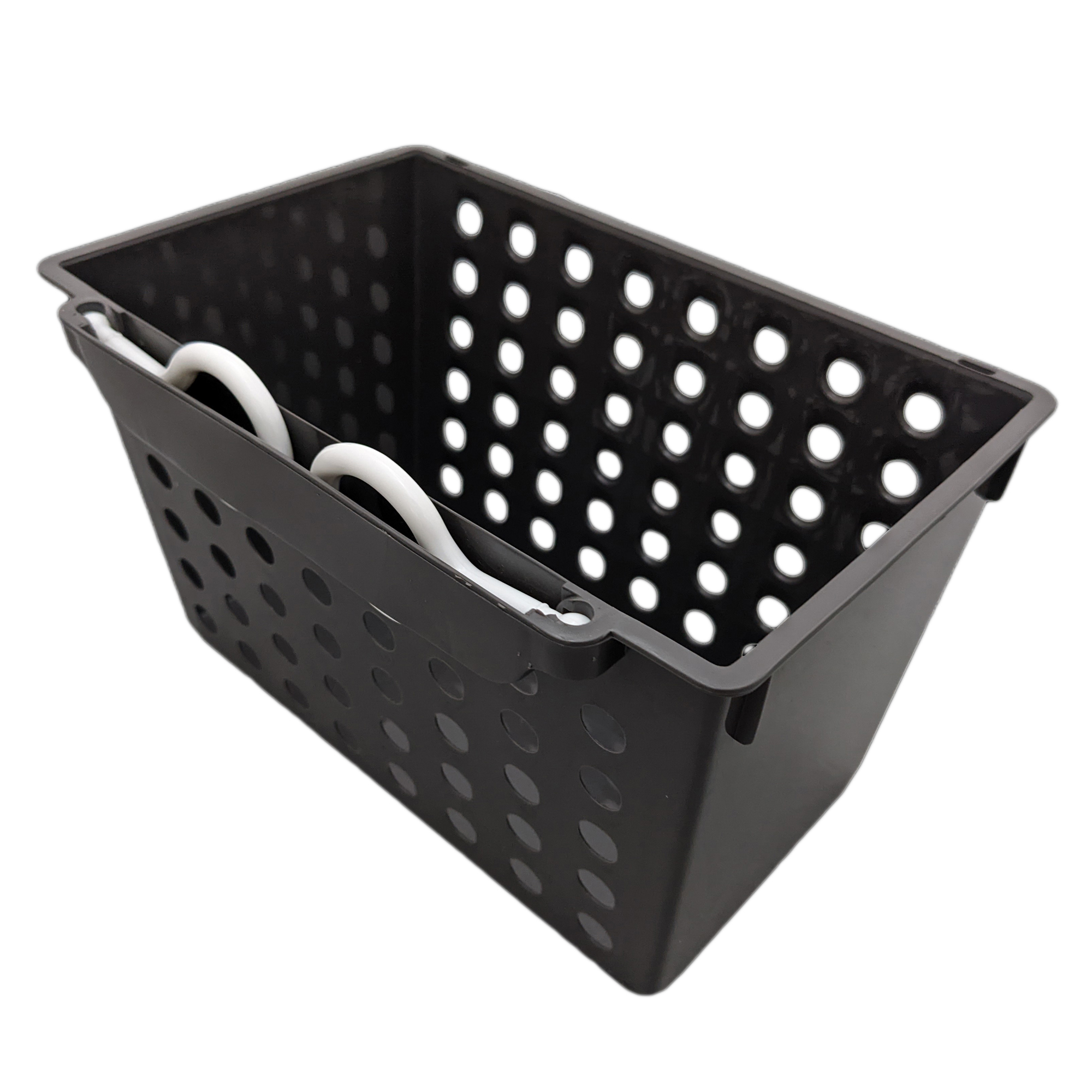 KJB Large Plastic Hanging Basket w/Hooks