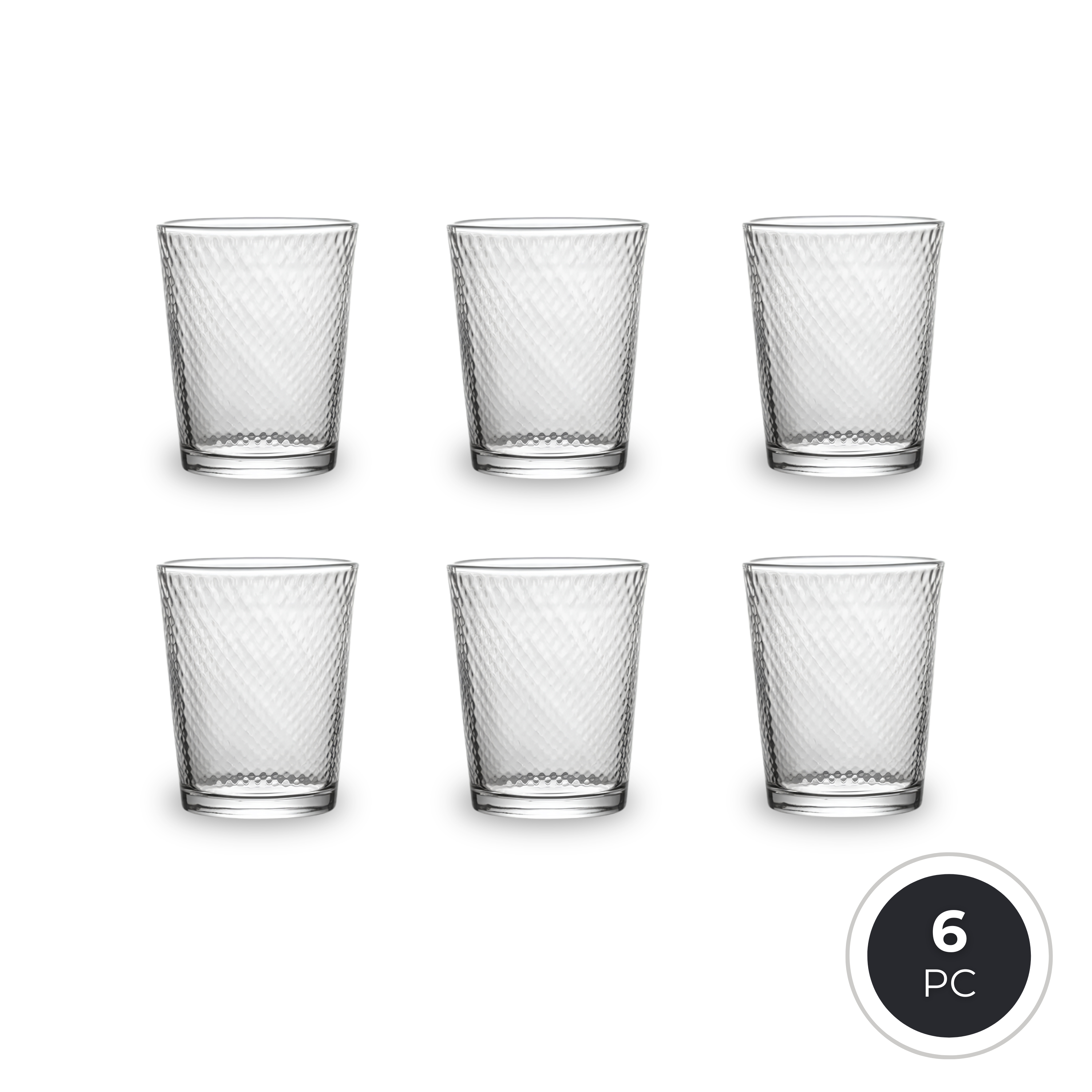 Libbey Diamond DuraTuff Glass Tumbler - Extra Tough Shatter & Heat Resistant