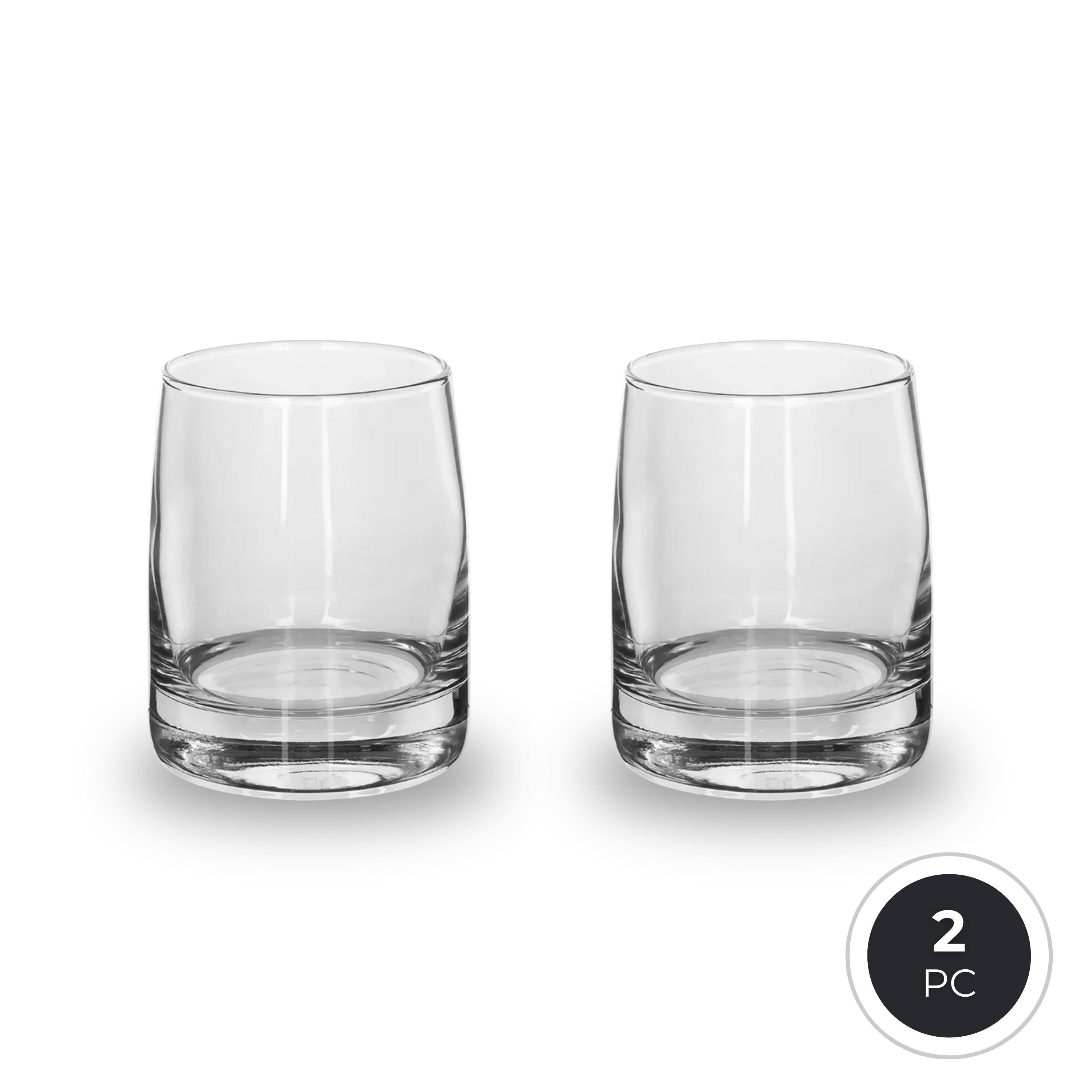 Libbey Vibe 2311 Rocks Whisky Glass 355ml & 2312 Tall Cooler Mixing Glass 518ml - Extra Thick Base