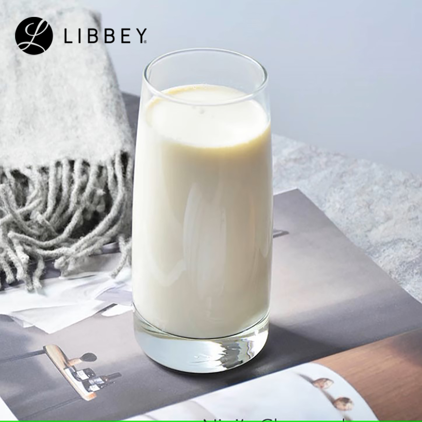 Libbey Vibe 2311 Rocks Whisky Glass 355ml & 2312 Tall Cooler Mixing Glass 518ml - Extra Thick Base