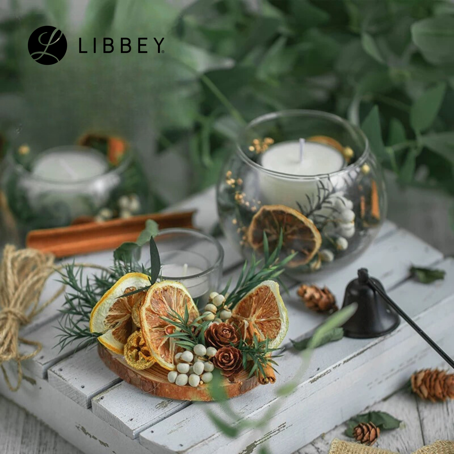 Libbey Bubble Glass Serving Decor Bowl 408ml/13.8oz - For Beverages, Parfait, Ice-Cream, Tea Lights