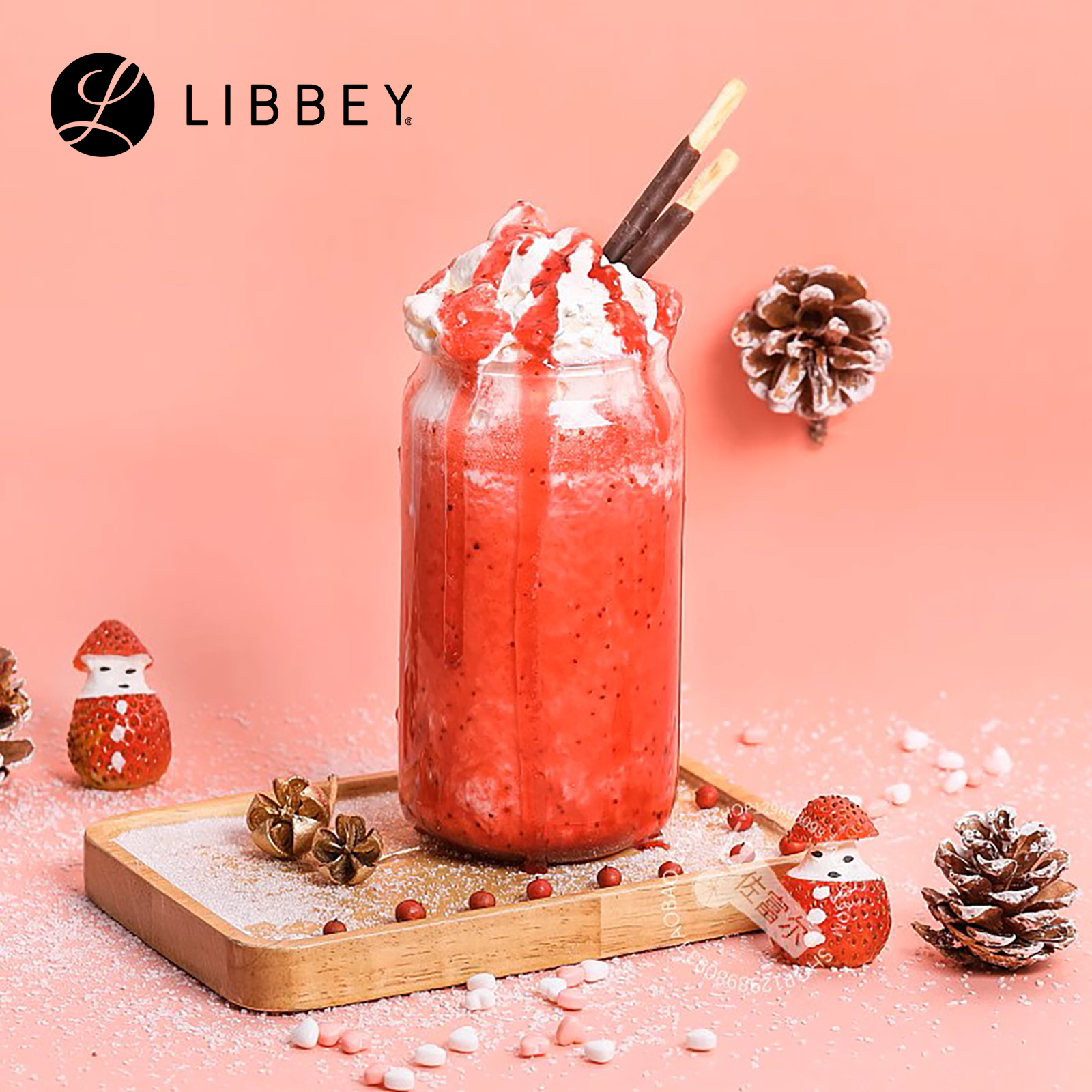 Libbey Can Glass 345 Drinking Tumbler 370ml/16oz - Beer/Soda Can Style, 2-pc Set