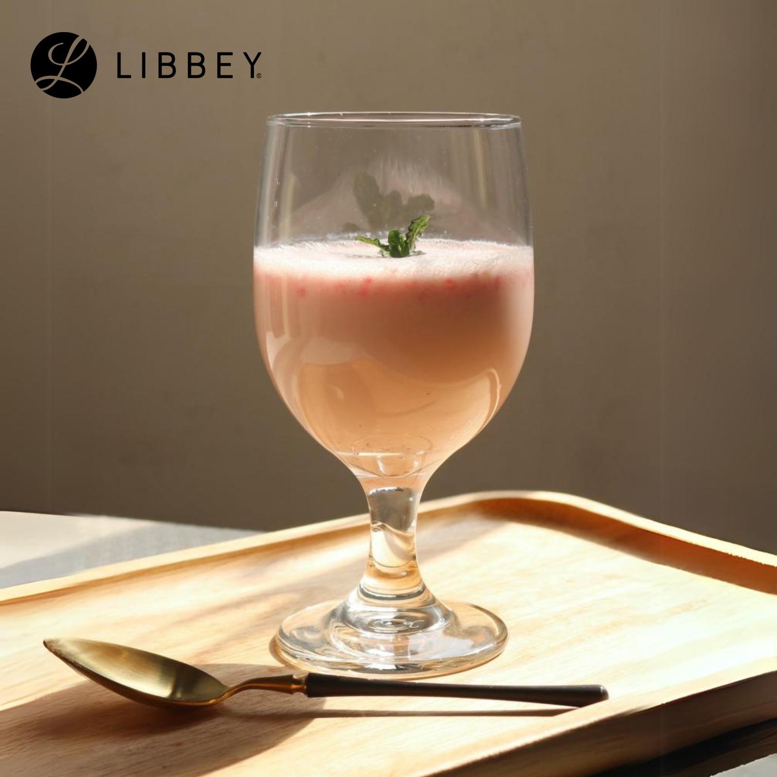 Libbey Embassy 3721 Banquet Goblet Stemmed Glass 311ml/10.5oz - For Wine, Water & Beverages, 2-pc Set