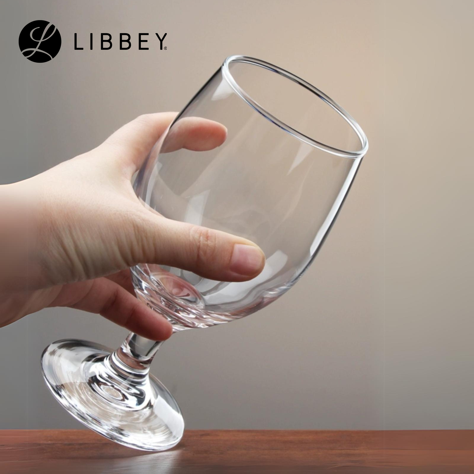 Libbey Embassy 3721 Banquet Goblet Stemmed Glass 311ml/10.5oz - For Wine, Water & Beverages, 2-pc Set