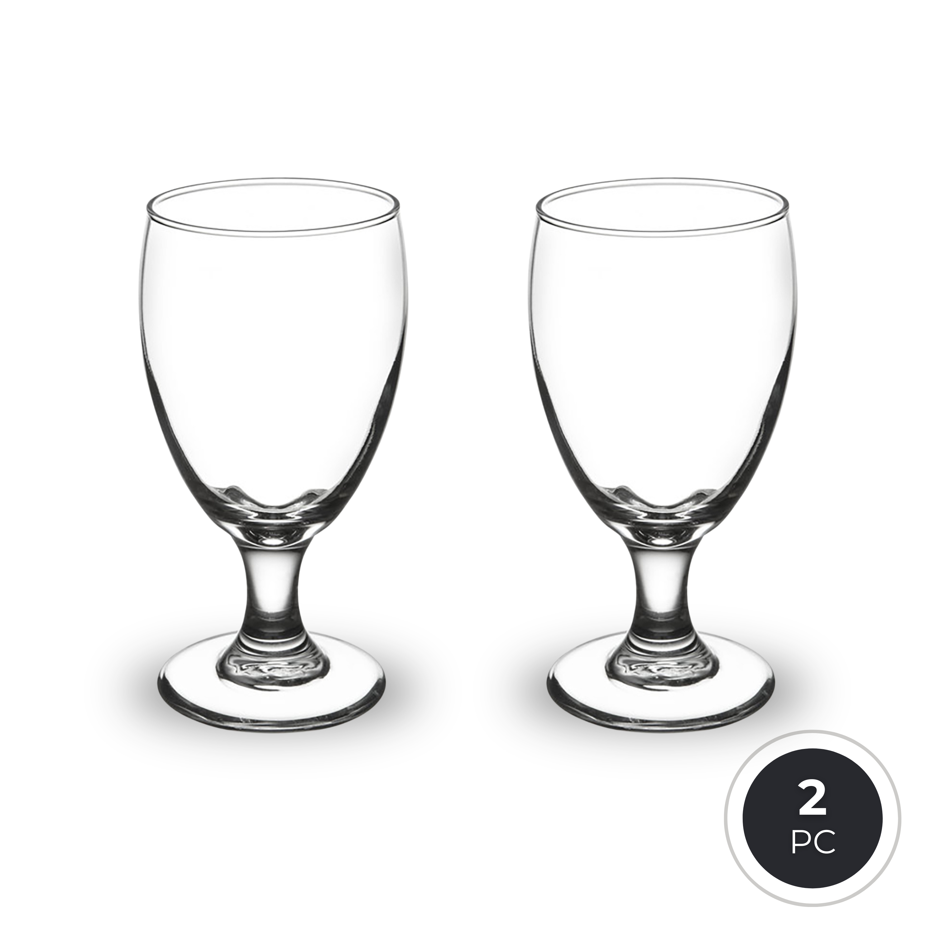 Libbey Embassy 3721 Banquet Goblet 311ml/10.5oz - Stemmed Glass for Wine, Water & Juice