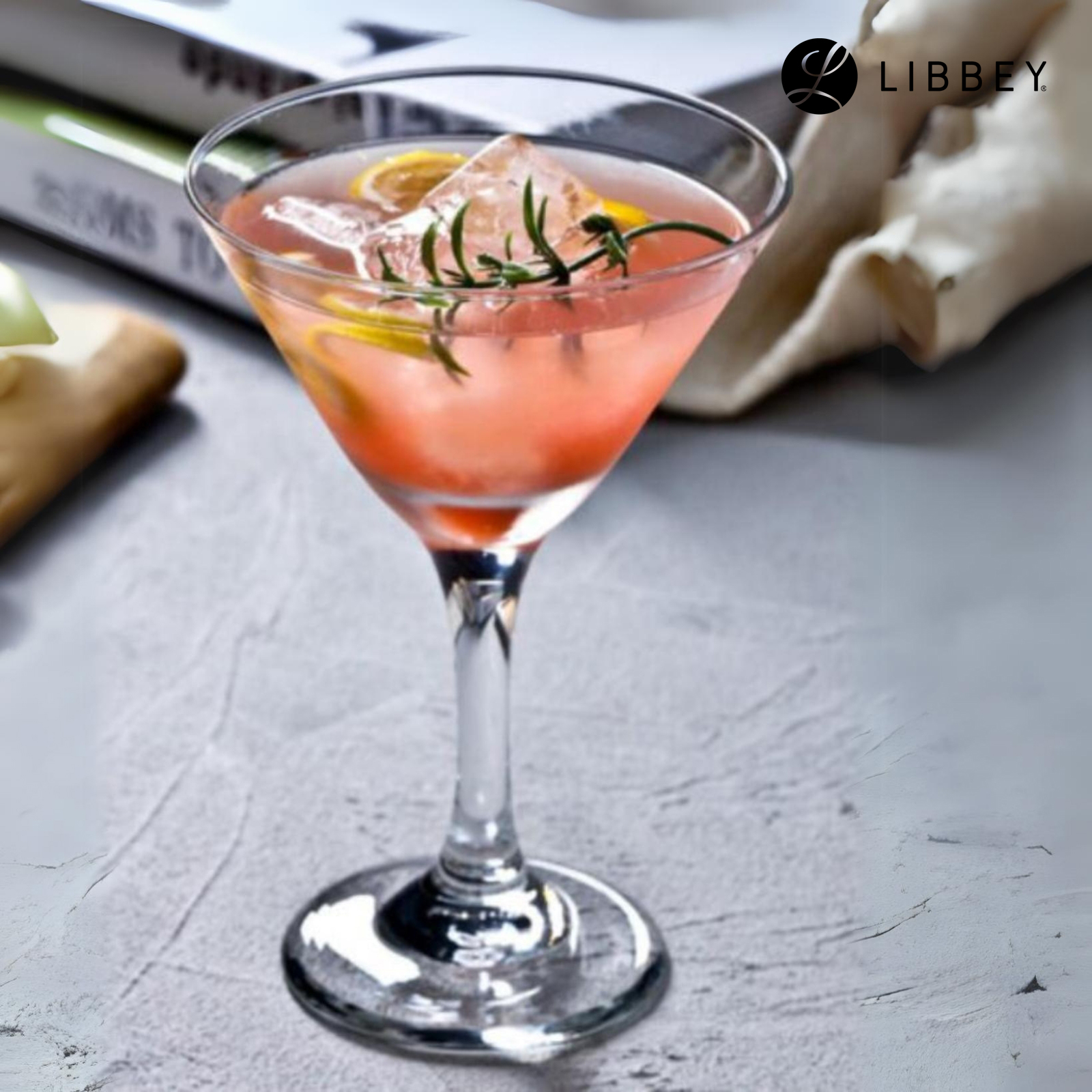 Libbey Embassy 3733 Martini Glass 163ml/5.5oz, 2-pc Set