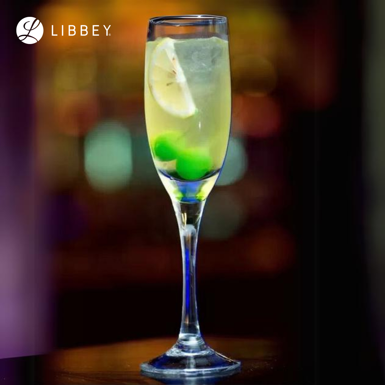 Libbey Embassy 3796 Glass Champagne Flute 177ml/6oz, 2-pc Set