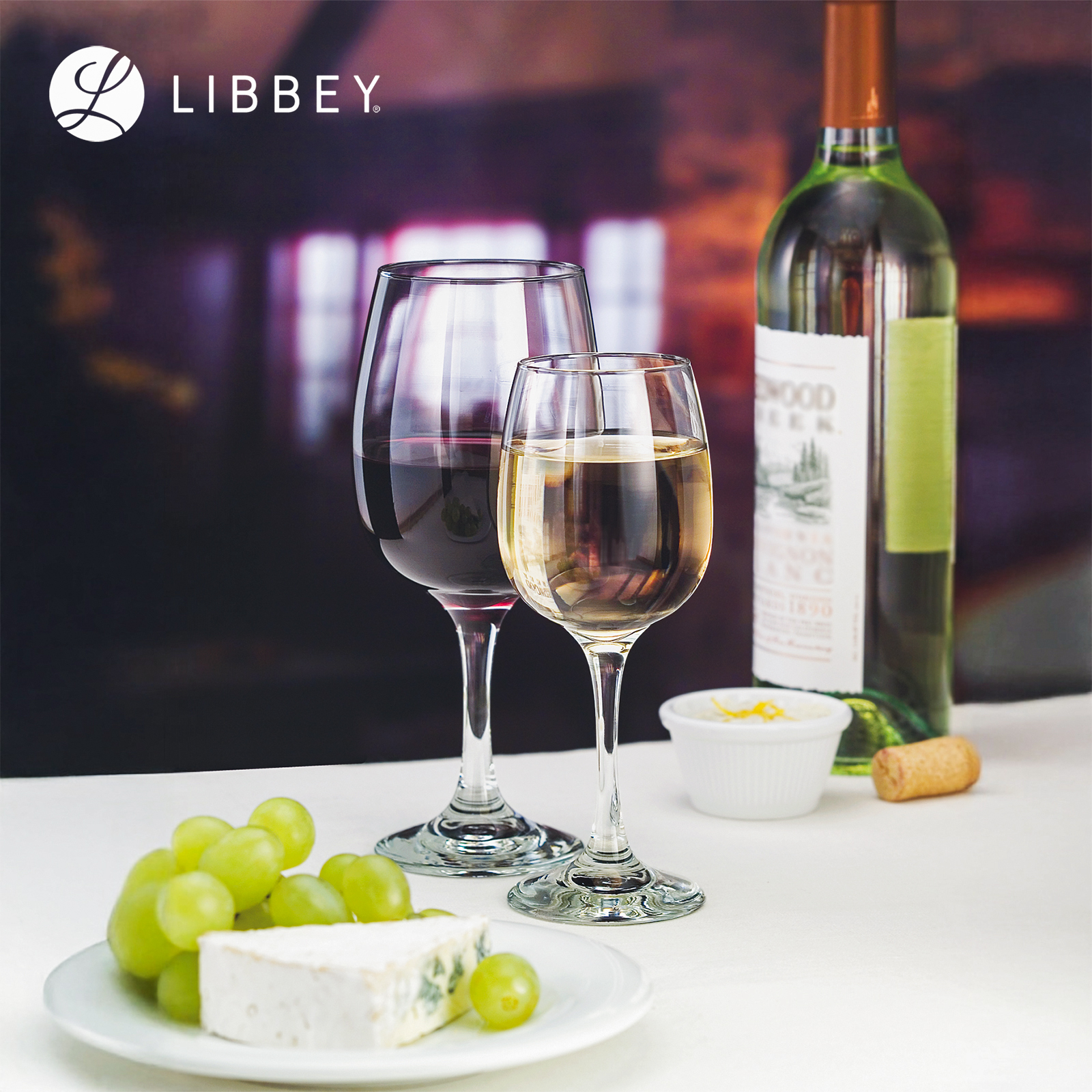 Libbey Sonoma 3833/3834 Wine Glass - 2-pc Set