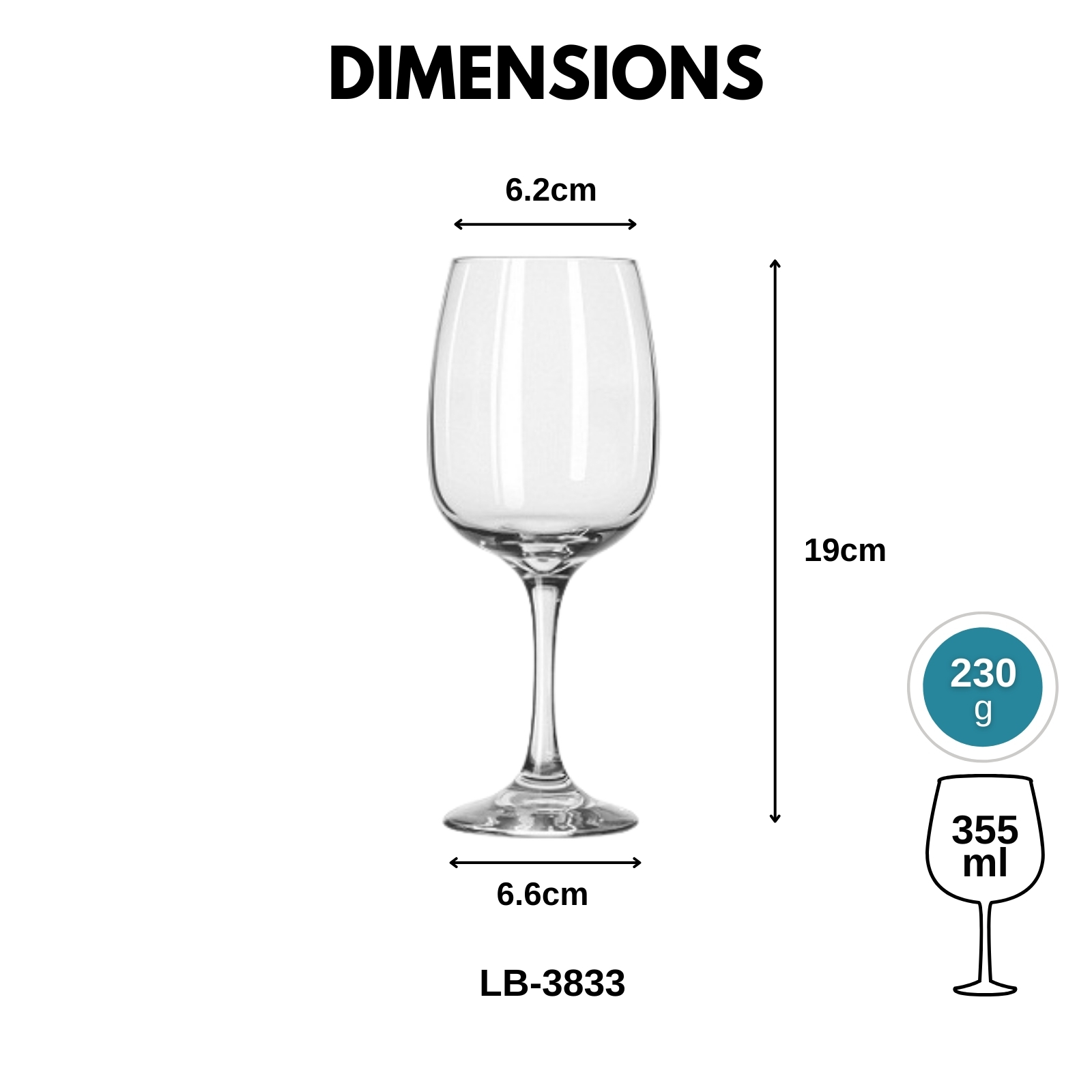 Libbey Sonoma Wine Glass - 2 Sizes, 2-pc Set