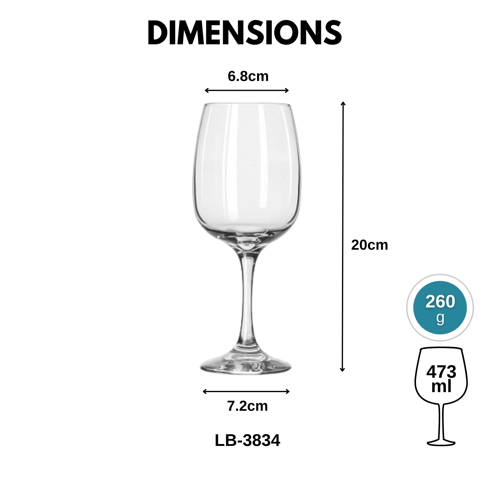 Libbey Sonoma Wine Glass - 2 Sizes, 2-pc Set