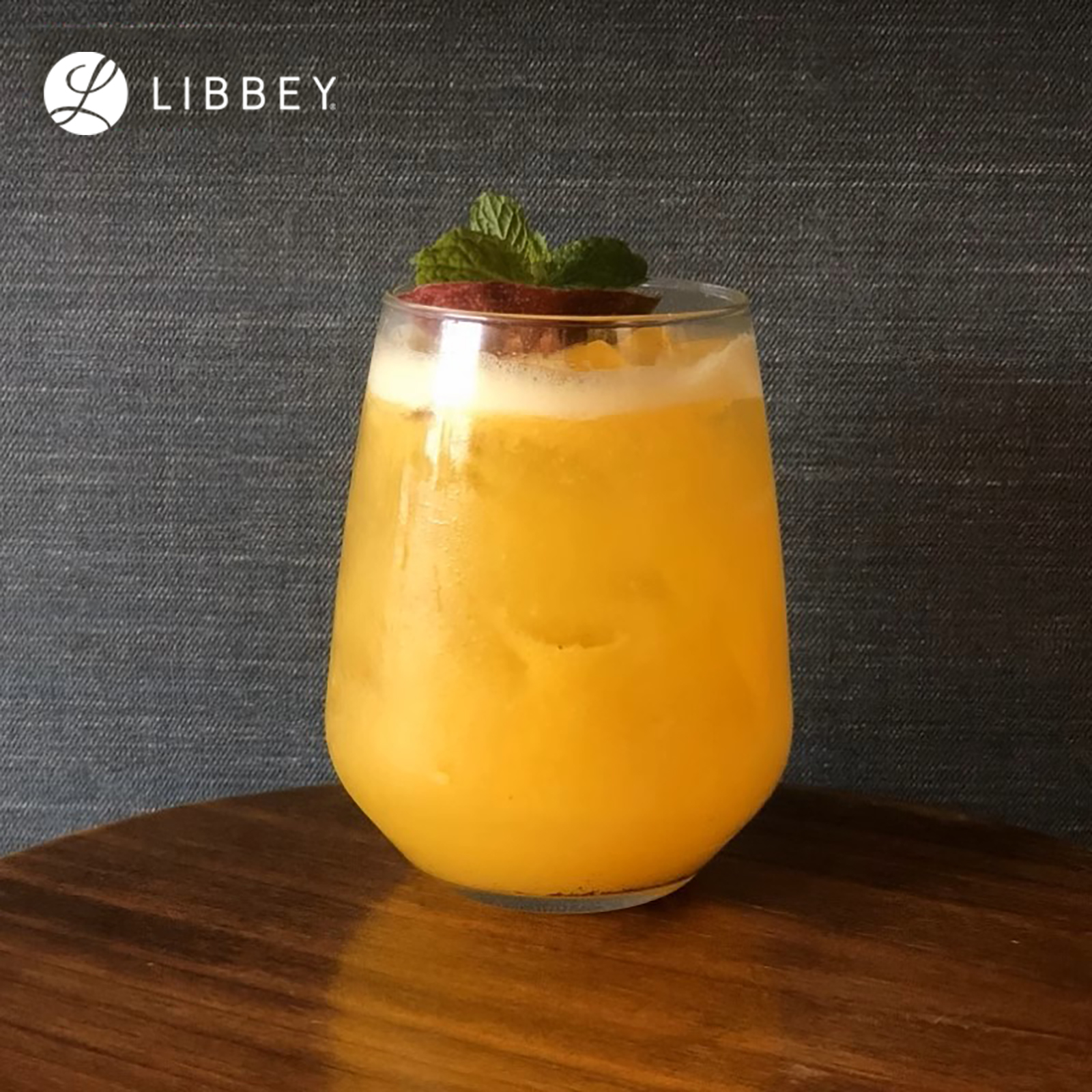 Libbey Brilliance 4075 Stemless Wine Glass/Drinking Tumbler 450ml/15.2oz, 2-pc Set