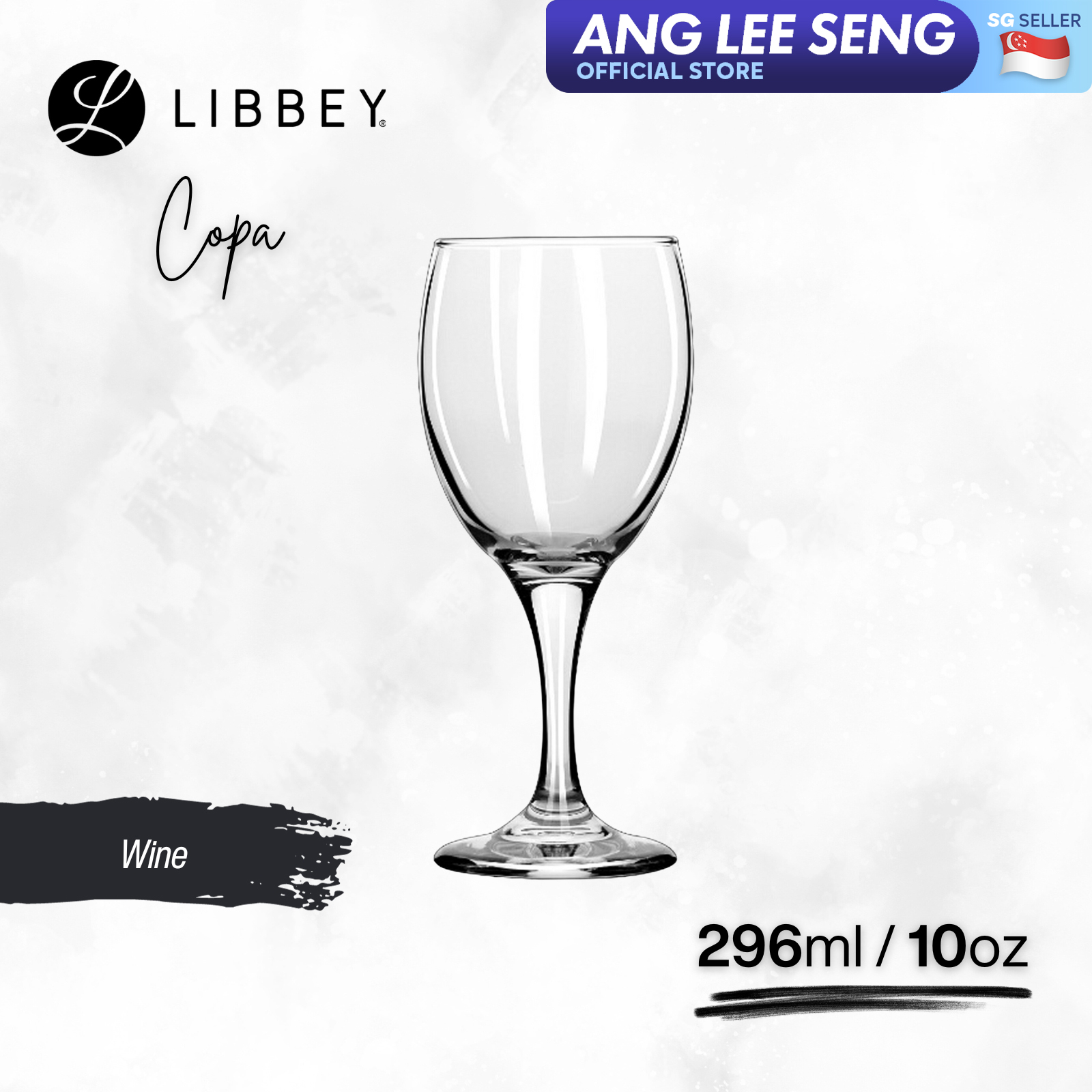 Libbey Copa 9942 Wine Glass 296ml/10oz, 2-pc/6-pc Set