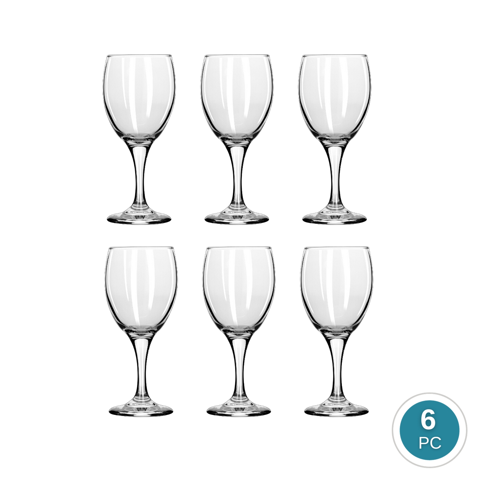 Libbey Copa 9942 Wine Glass 296ml/10oz, 2-pc/6-pc Set