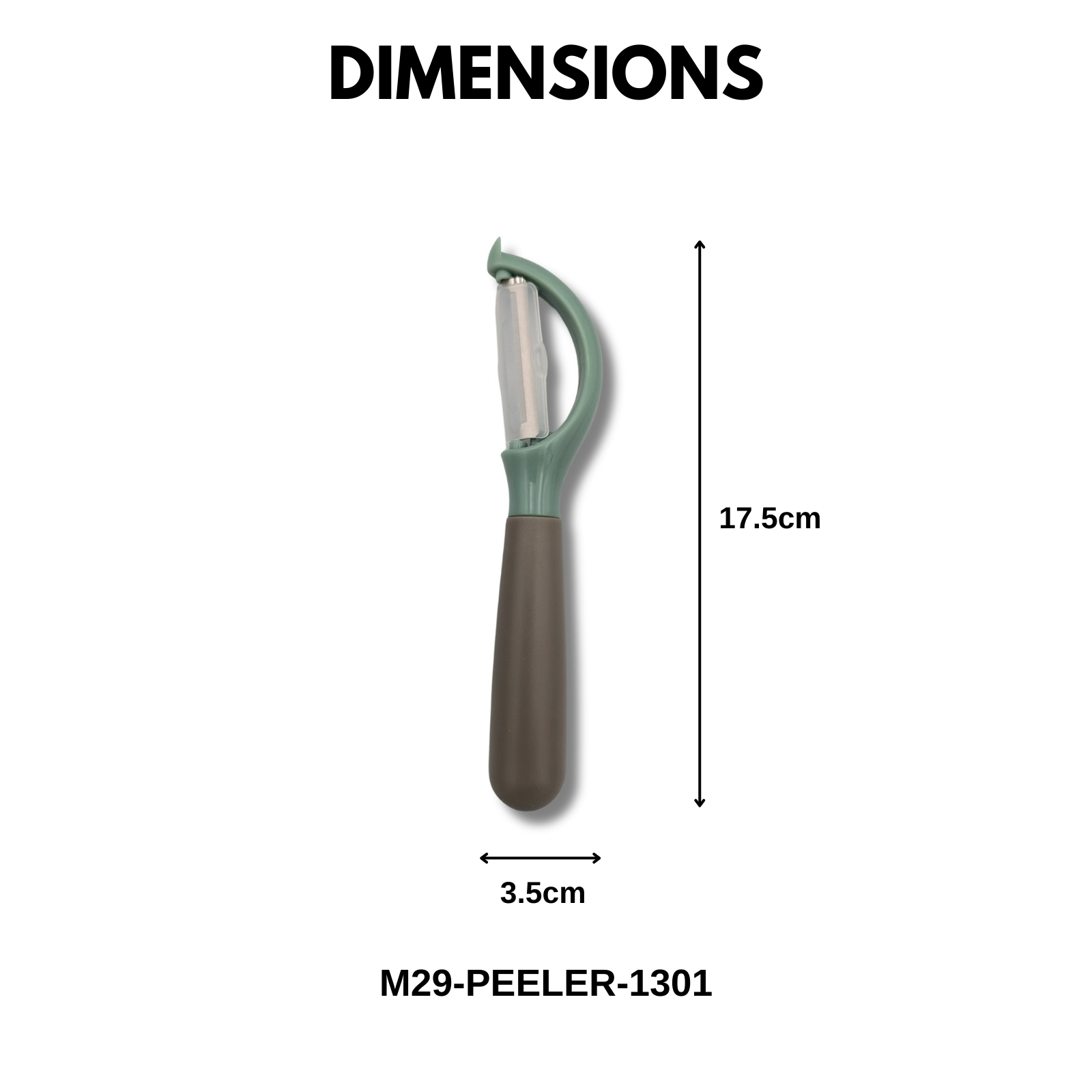 Amark Kitchen Collection P-Shaped/Y-Shaped Vegetable Peeler