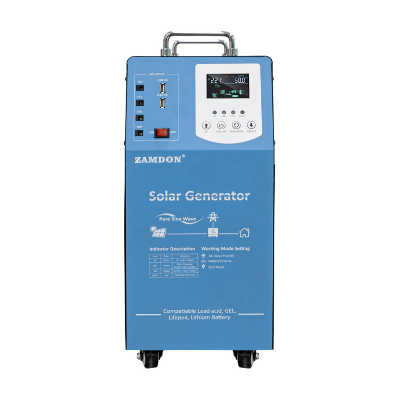 ZD-ESS Combine Solar Inverter, Battery, Solar Controller All In One Solar Generator
