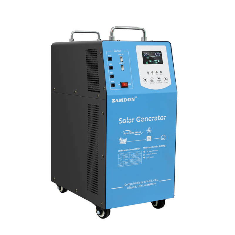 ZD-ESS Combine Solar Inverter, Battery, Solar Controller All In One Solar Generator