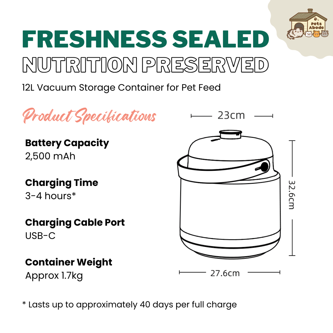 12L Automatic Vacuum Lock Food Container