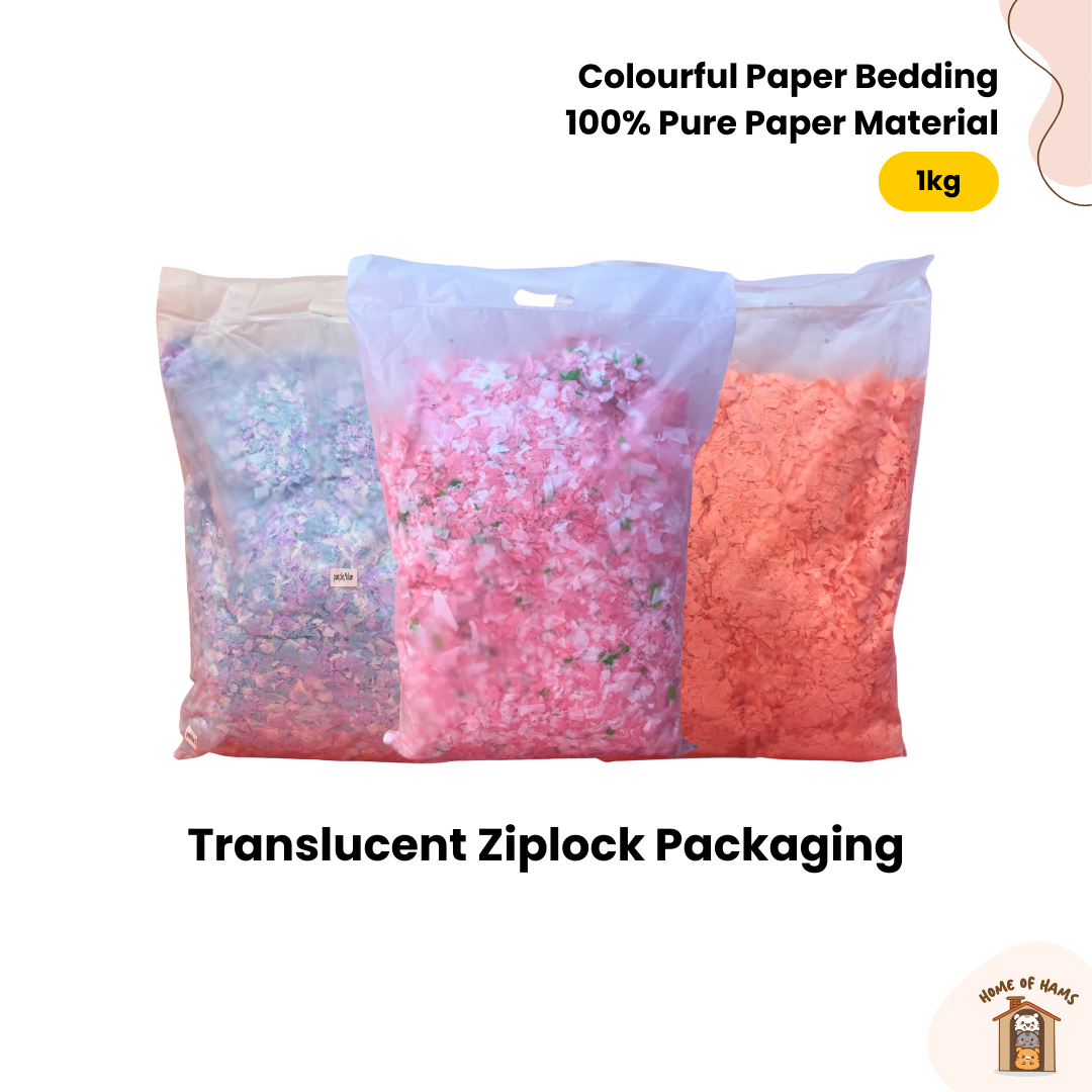 Colourful Paper Bedding for Hamsters