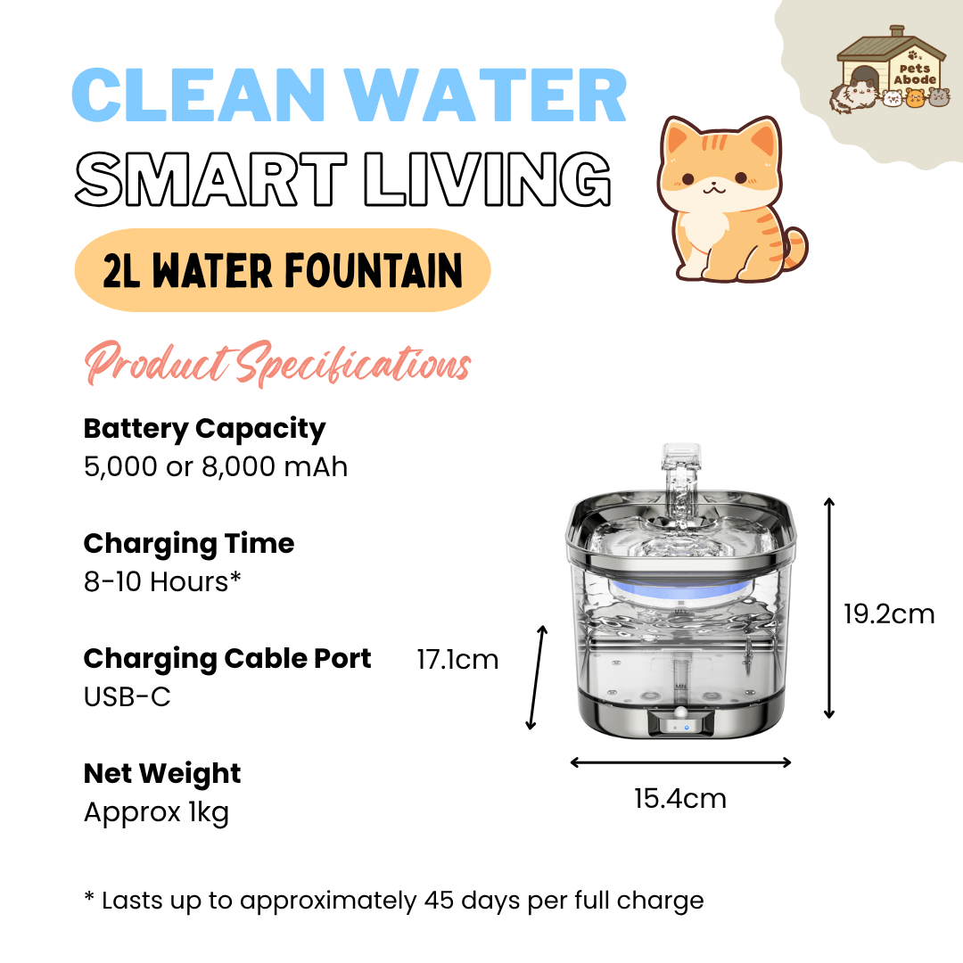 2L Wireless Smart Drinking Fountain