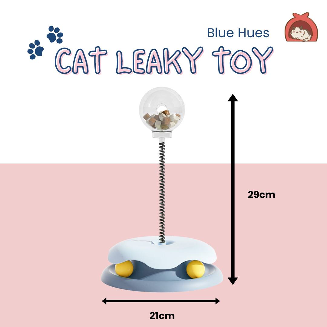Cat Treat Dispenser Teaser Toy 