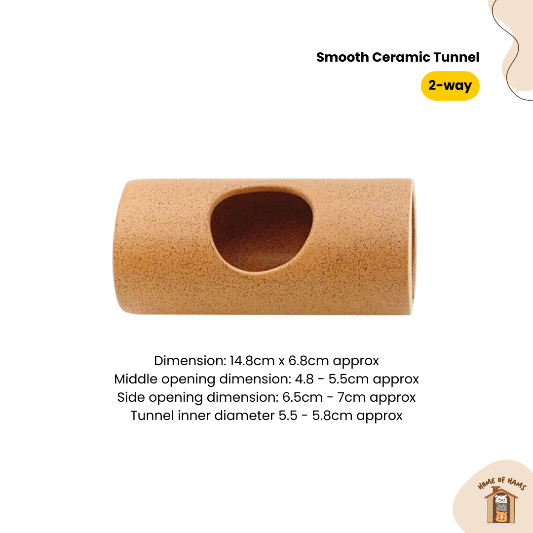 Ceramic Hideout & Tunnels for Hamsters