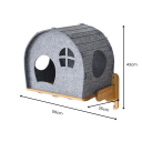 Felt Cat House (Pine)