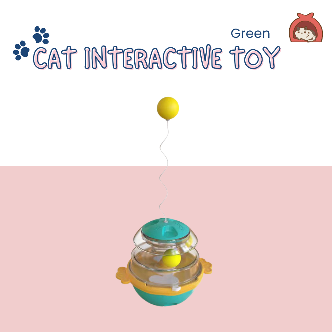 Interactive Treat Dispensing Toy for Cats
