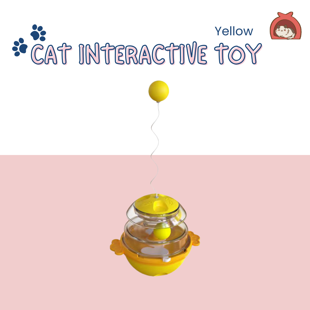 Interactive Treat Dispensing Toy for Cats