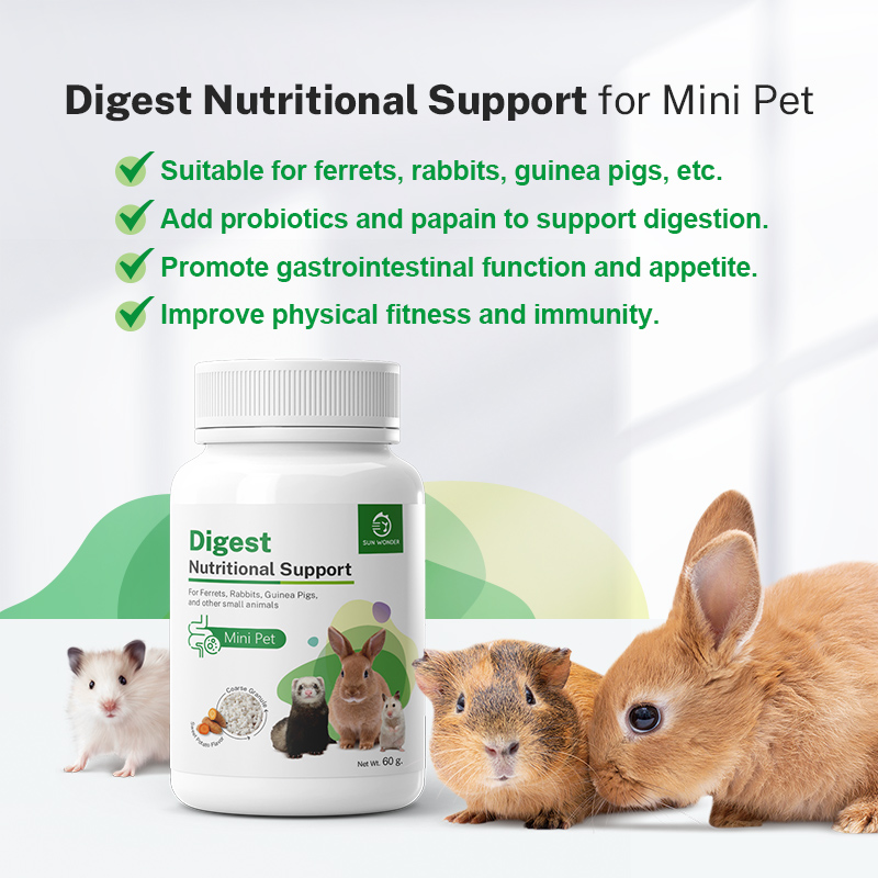 Sun Wonder Digestive Support Supplements for Small Animals