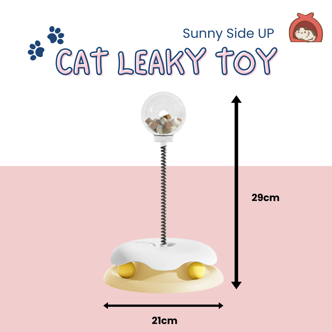 Cat Treat Dispenser Teaser Toy 