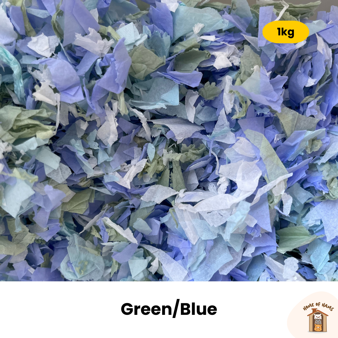 Colourful Paper Bedding for Hamsters