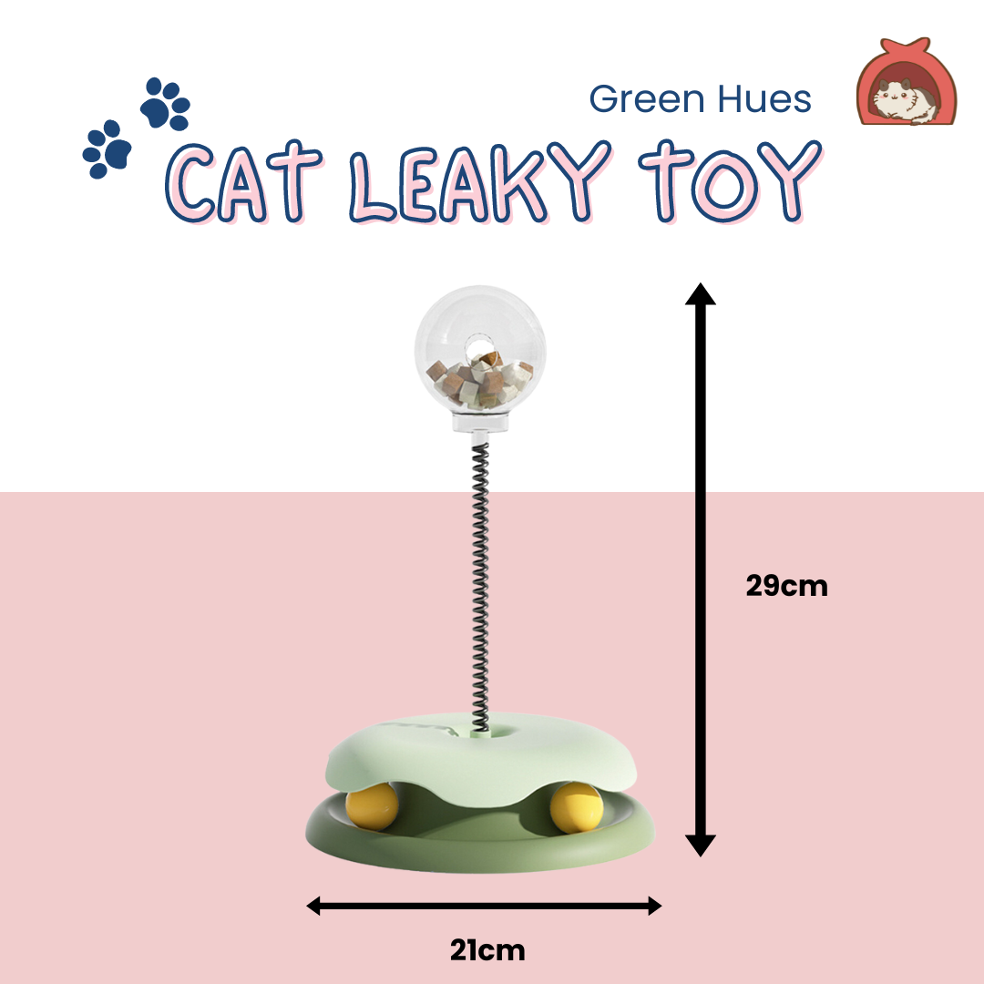 Cat Treat Dispenser Teaser Toy 