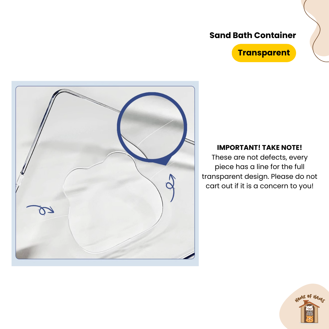 Hamster Sand Bath Container