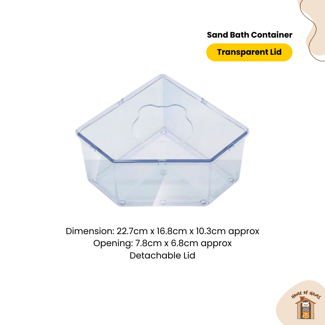 Hamster Sand Bath Container