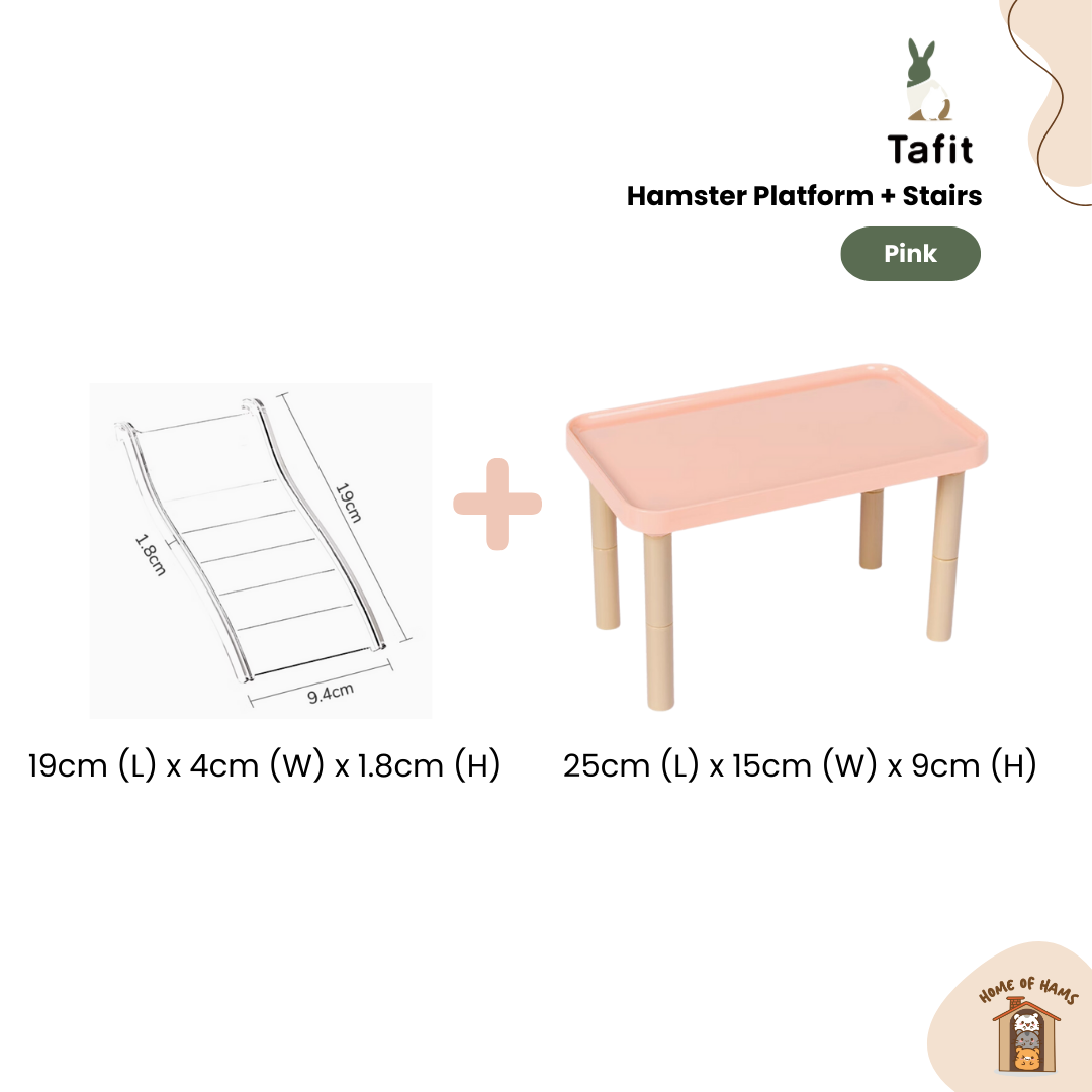 Tafit Hamster Platform with Stairs for Hamsters