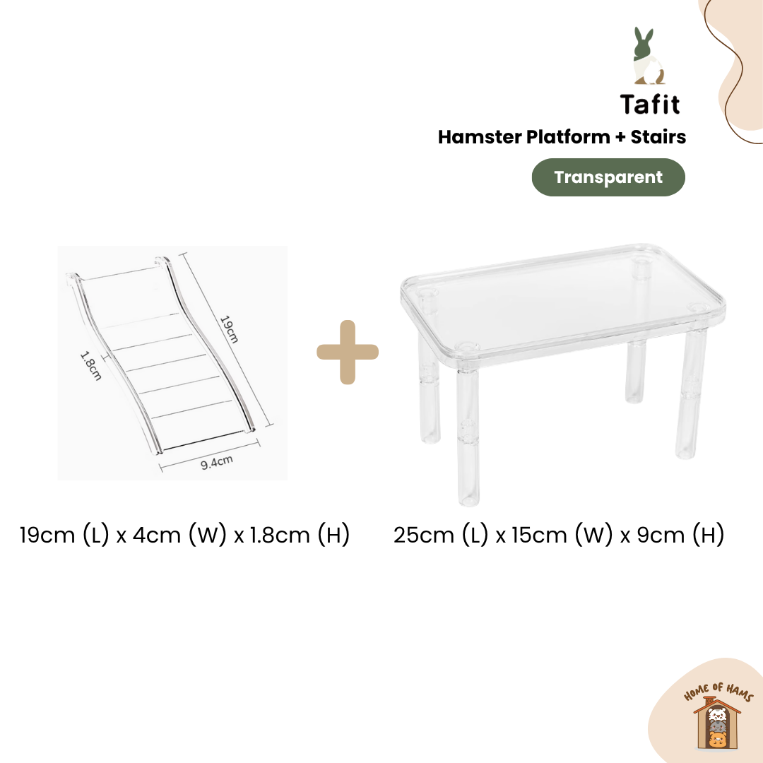 Tafit Hamster Platform with Stairs for Hamsters
