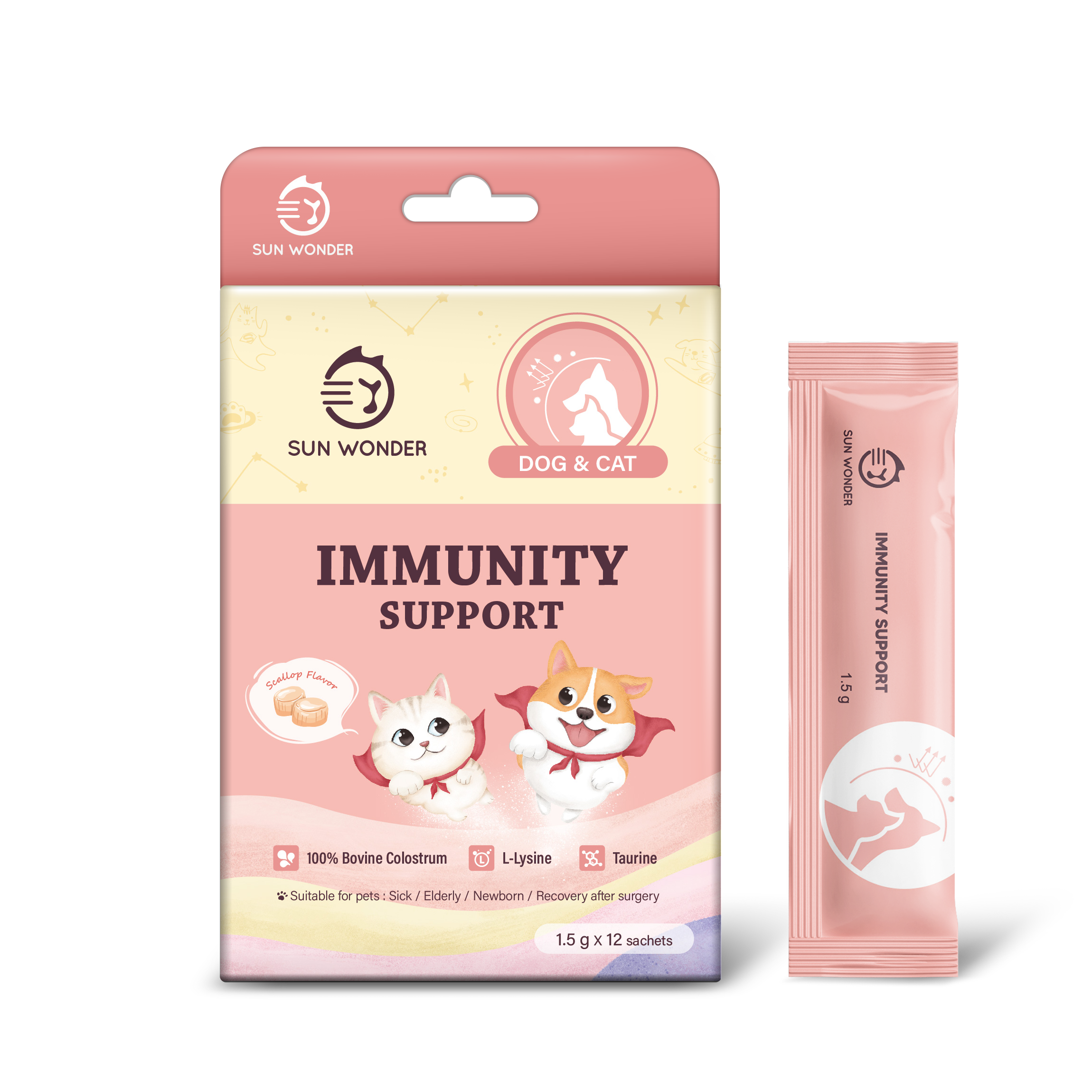 Sun Wonder Immunity Supplement for Cats & Dogs