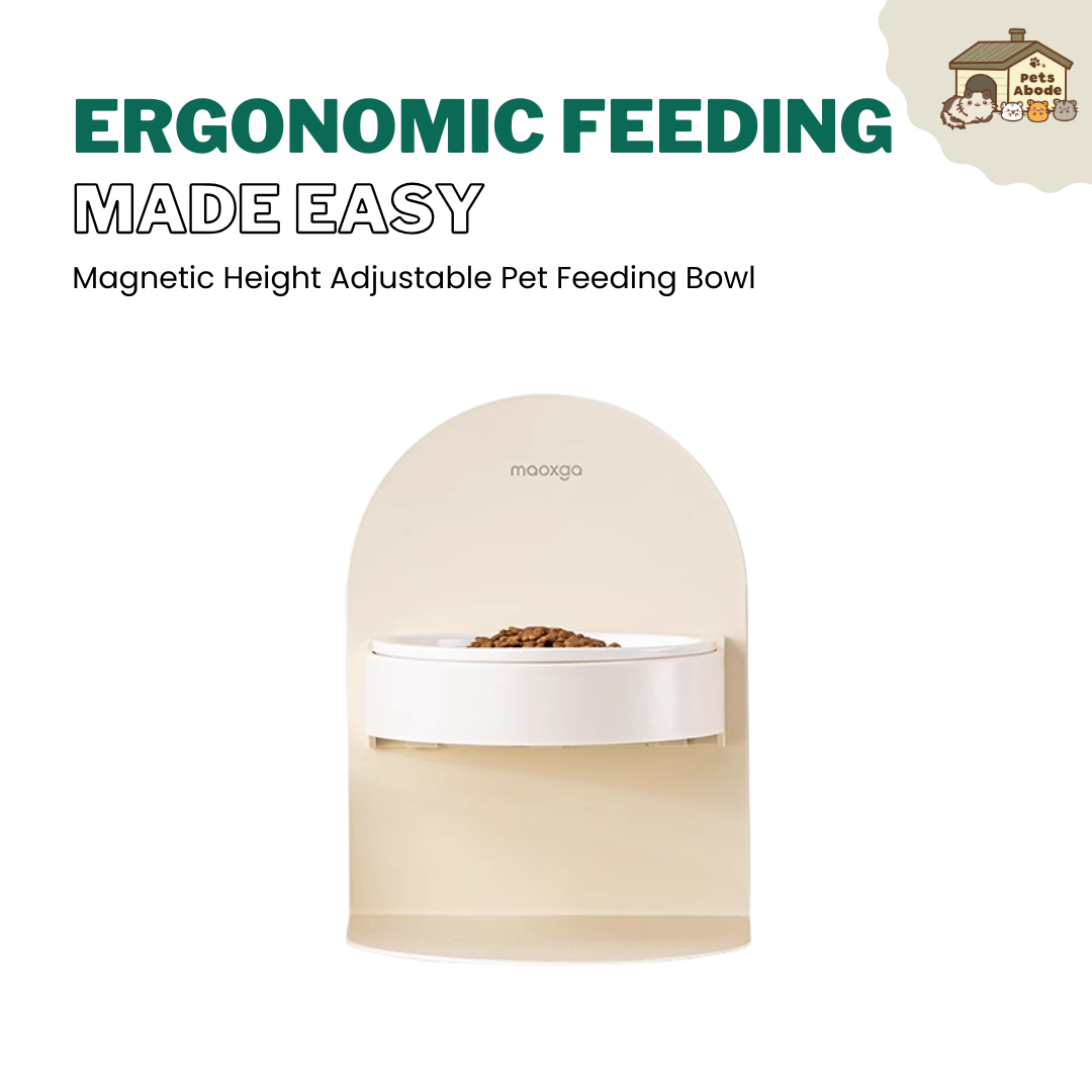 Adjustable Magnetic Pet Feeding Bowl