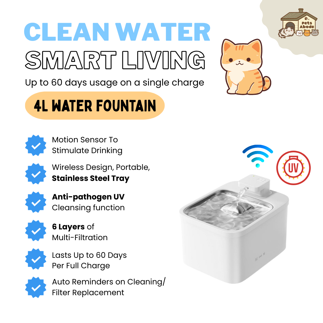 4L UV Wireless Smart Drinking Fountain (APP Enabled)