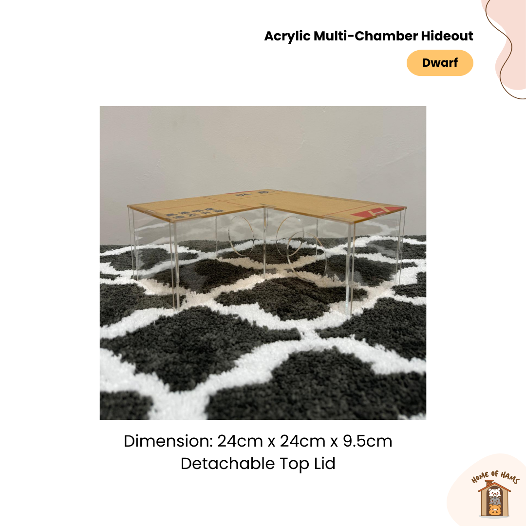 Hamster Acrylic Chambers Peep Chamber Hideouts