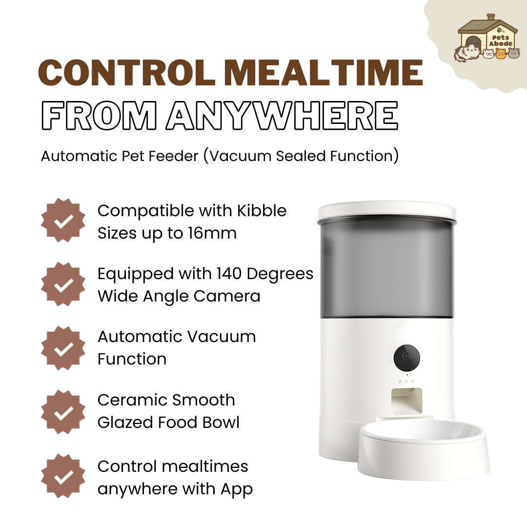 4.5L Smart Automatic Wireless Vacuum Lock Pet Feeder