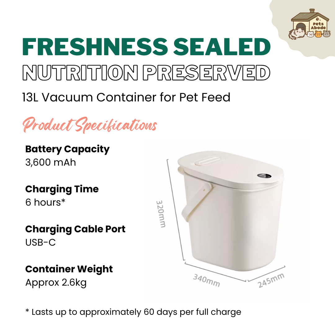 13L Smart Automatic Vacuum Lock Food Container