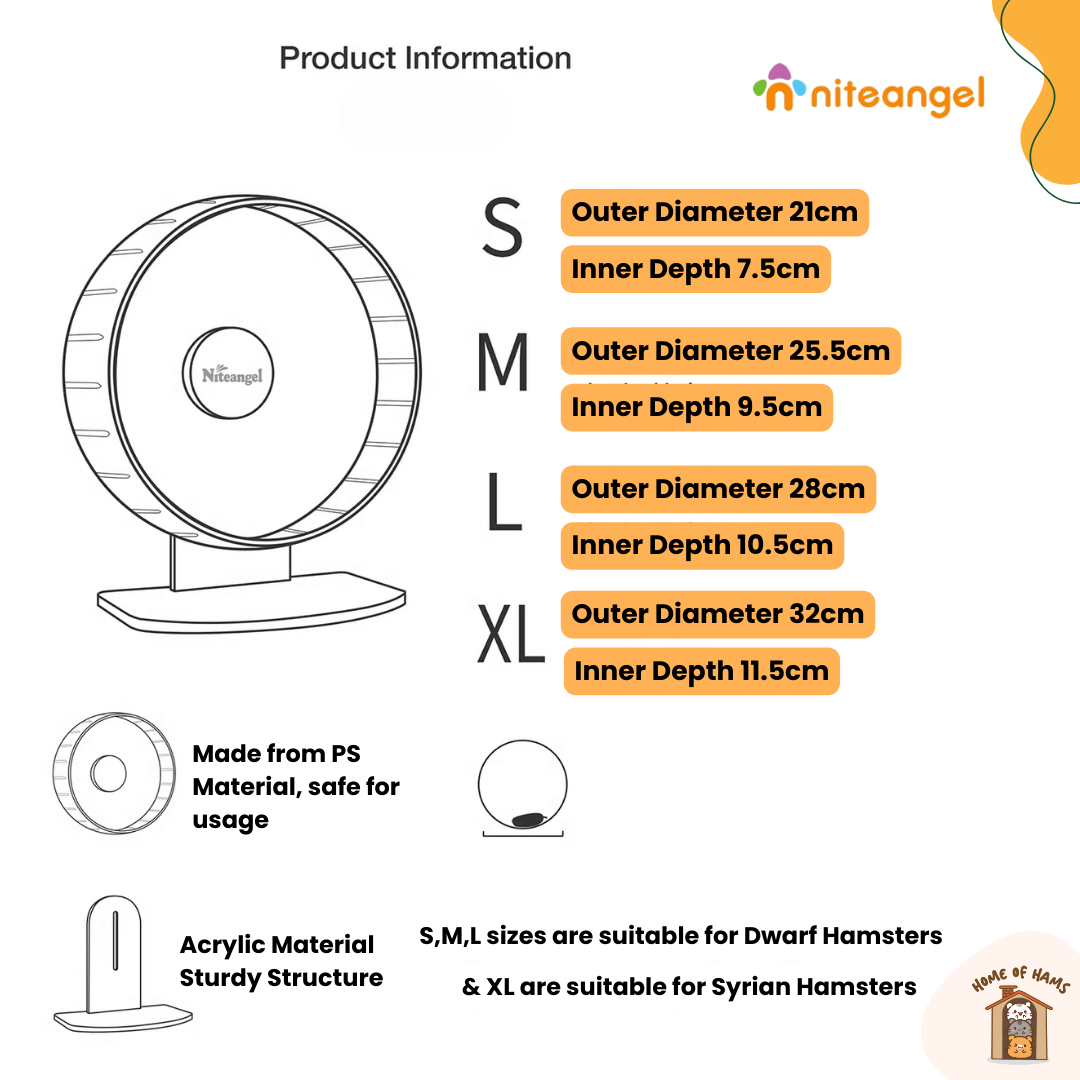 Niteangel Acrylic Running Wheel