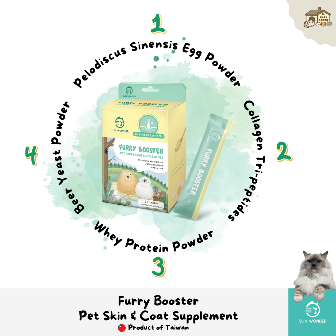 Sun Wonder Furry Booster Skin Supplement for Cats & Dogs