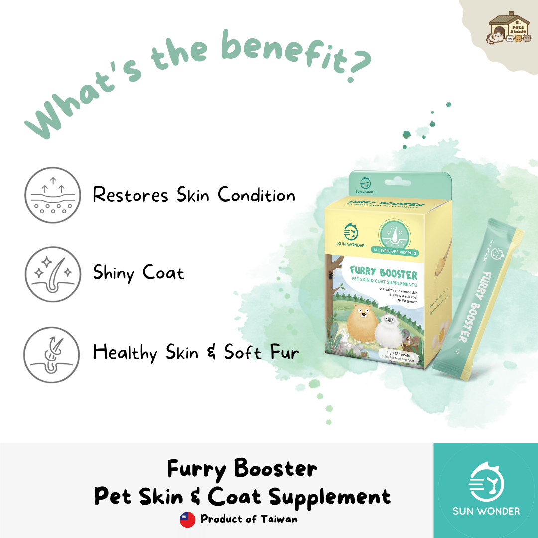 Sun Wonder Furry Booster Skin Supplement for Cats & Dogs