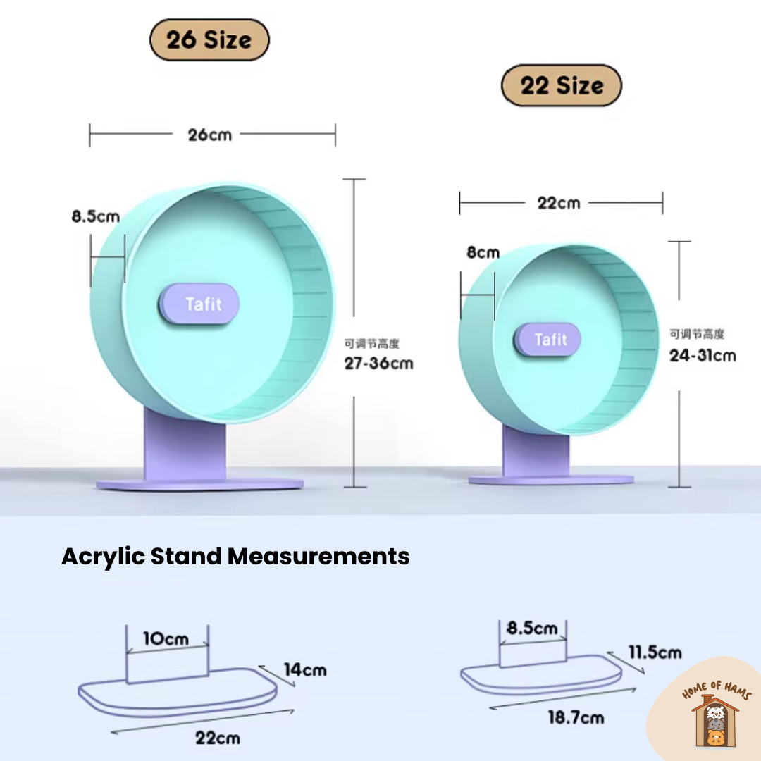 Tafit Hamster Running Wheel 22cm 26cm