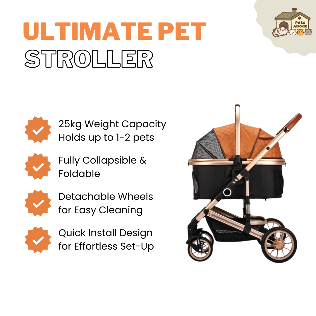 ULTIMATE Pet Stroller (FREE GIFT: Wireless Smart Drinking Fountain)